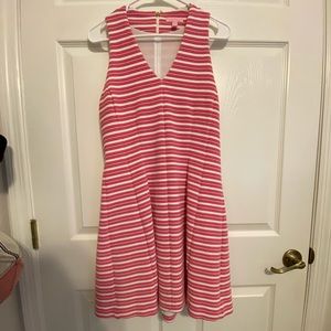 Lily Pulitzer Briana Dress Pink and White Stripe
